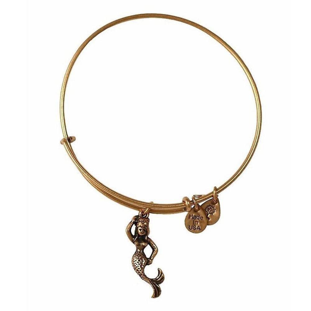 Alex and Ani Gold Mermaid Bracelet